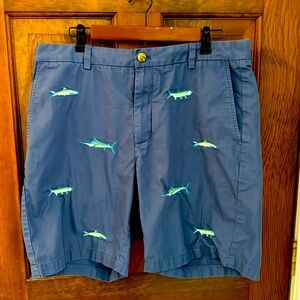 Vineyard Vines men’s shorts with embroidered sailfish